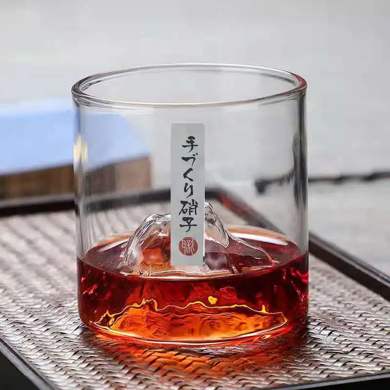 Fuji Mountain Glass Cup