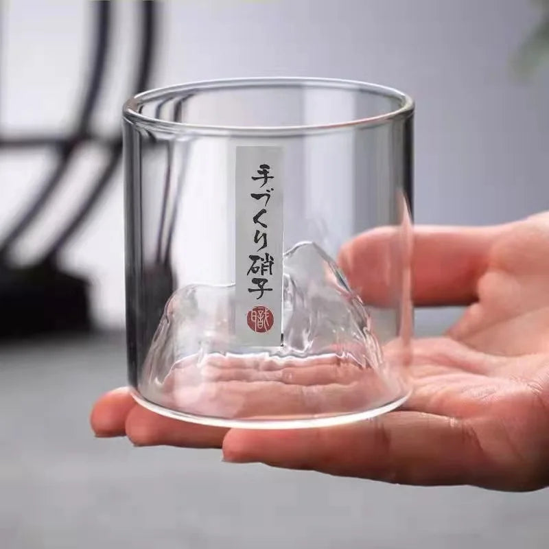 Fuji Mountain Glass Cup